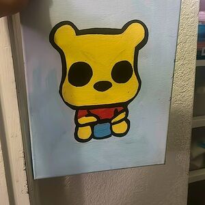 Winnie the poo funkle pop painting original